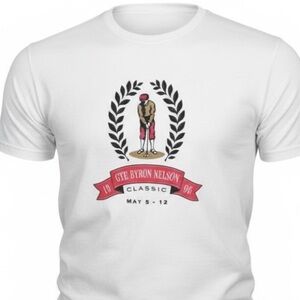 Vtg 90's GTE Byron Nelson Classic Golf T-Shirt XL Single Stitch Golfcore Gift